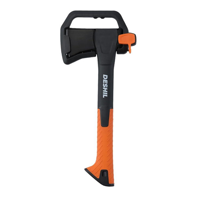 X7 Hatchet Axe, 14” Camping Axe for Wood Splitting & Kindling with Nylon Hollow Handle, Anti-Slip Shock Absorption Grip for Outdoor Survival, Firewood, Hiking & Yard Tools