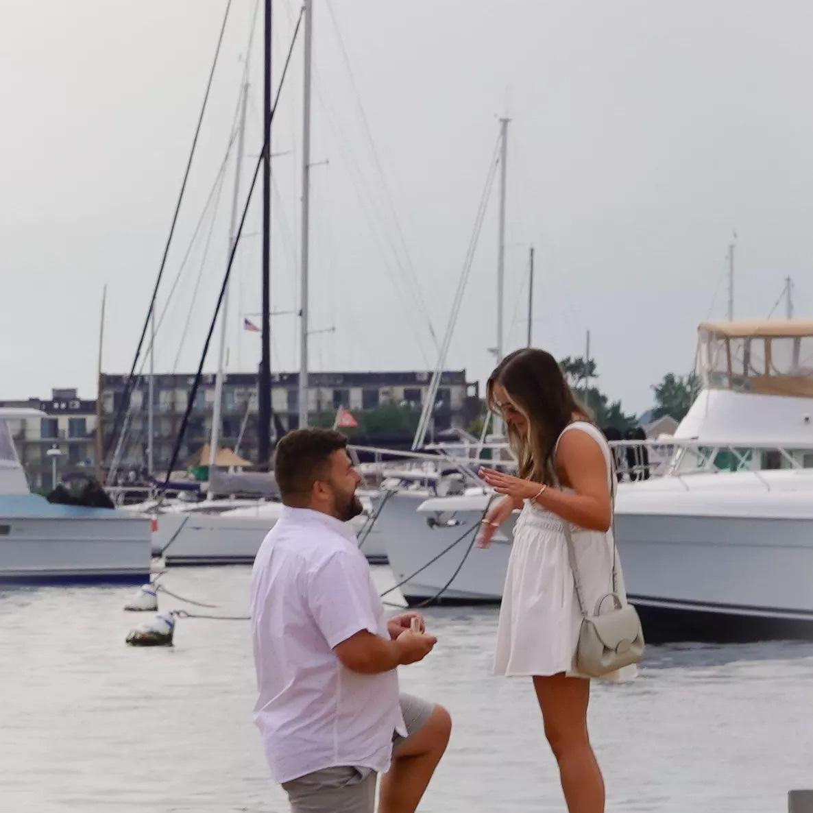 We’re engaged!! Newport 2024
