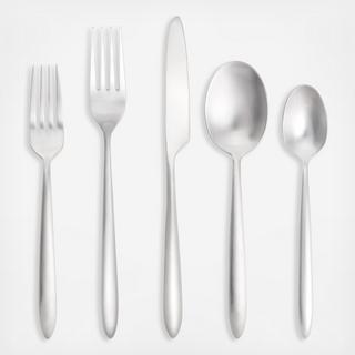 Velo Brushed 20-Piece Flatware Set, Service for 4