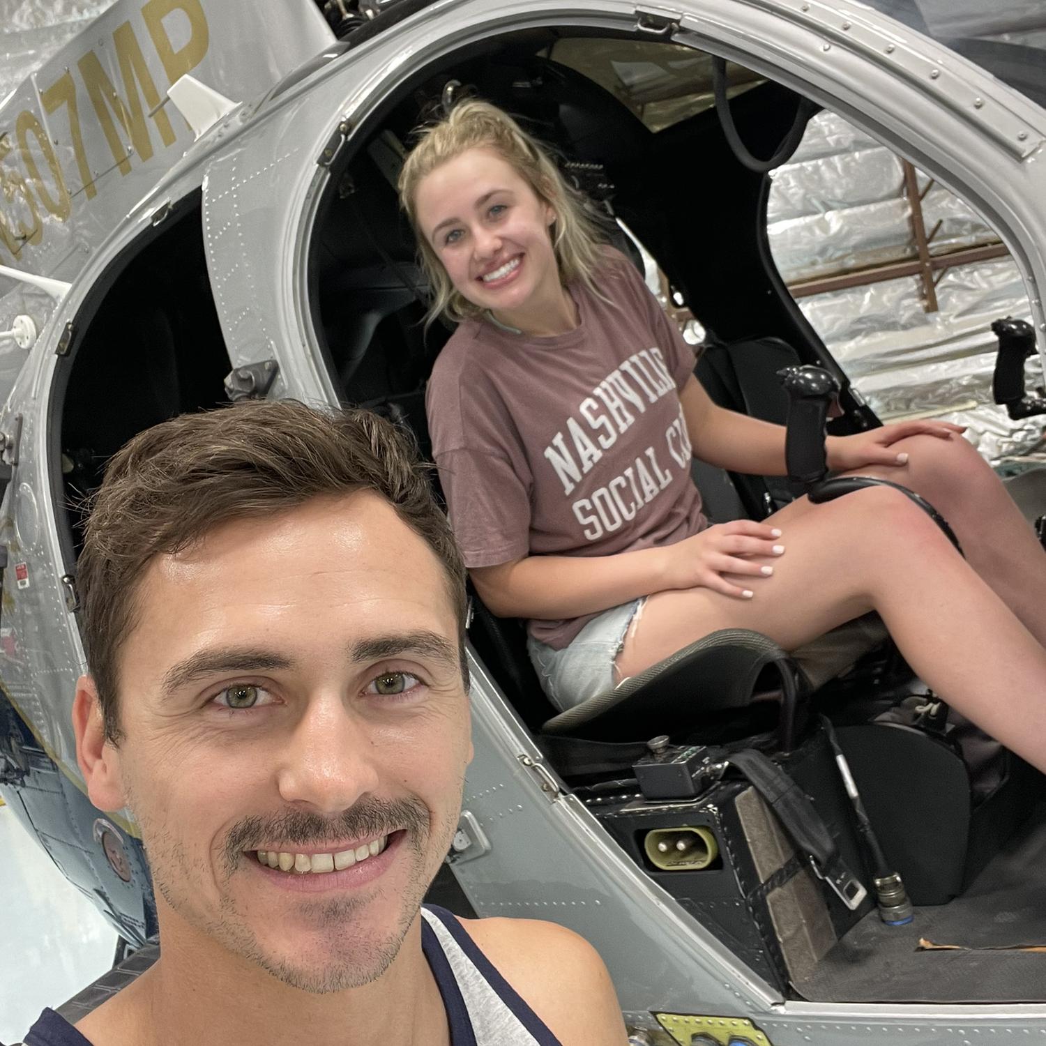 Visited Dave at the hanger!