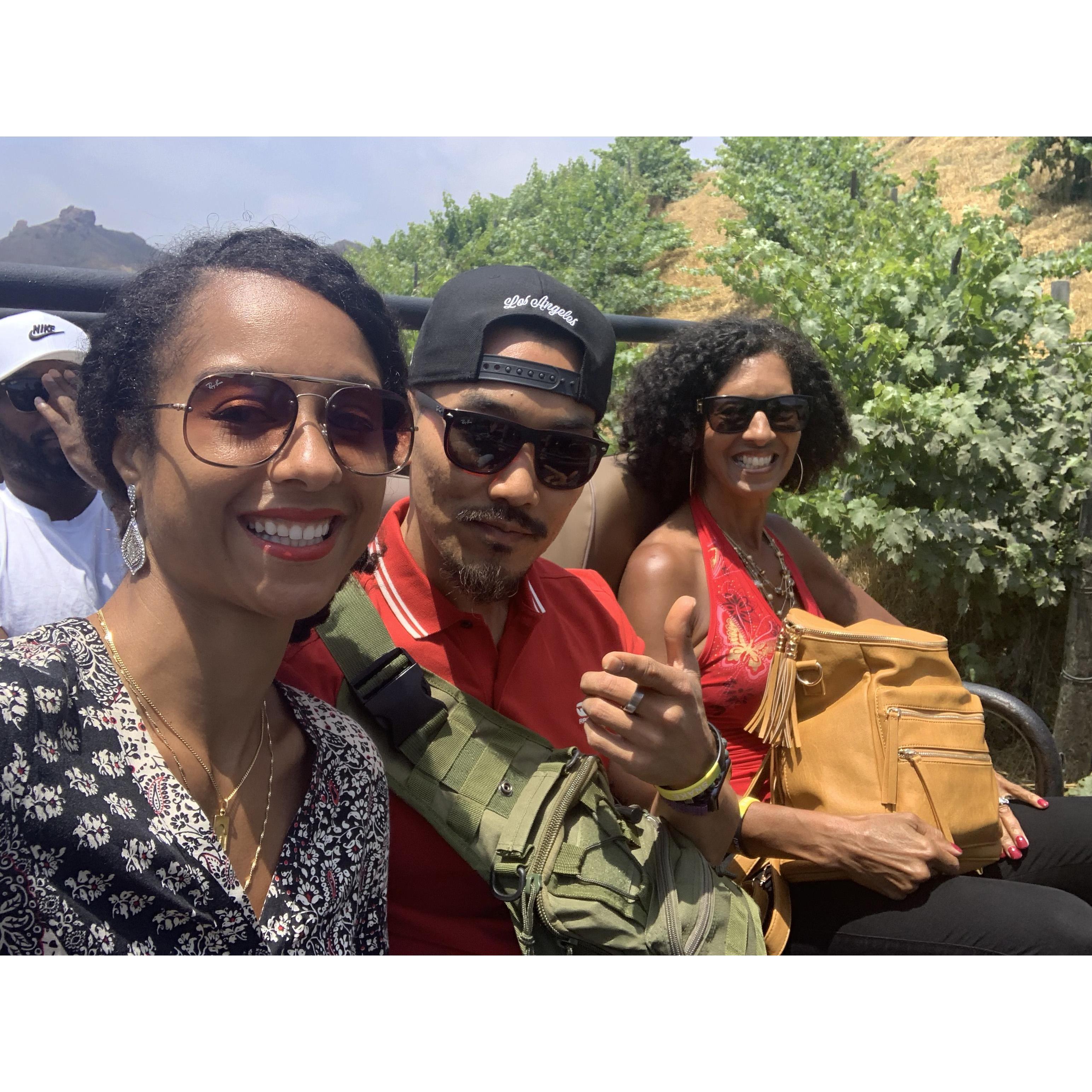 Wine safari w/the fam