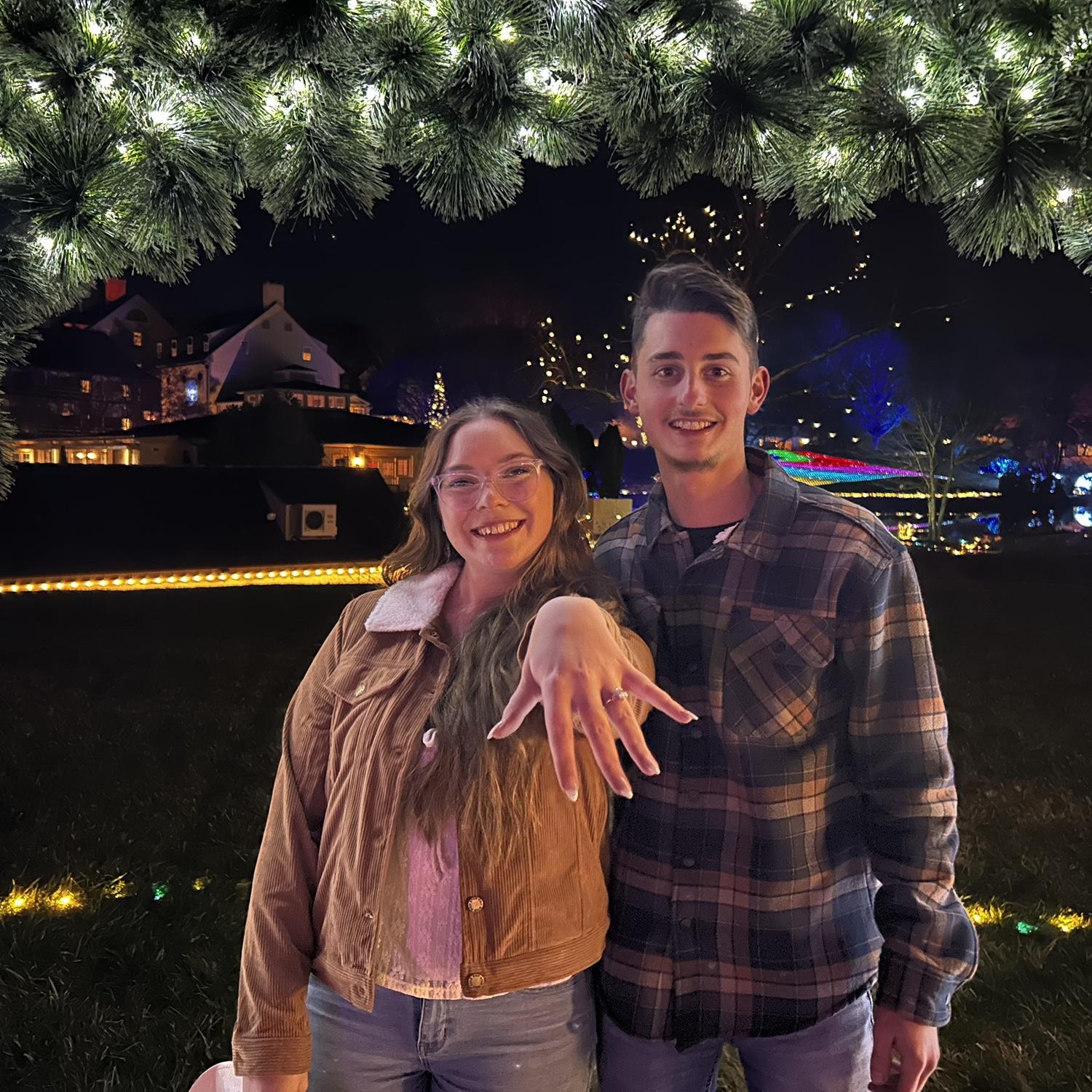 We got engaged!!!