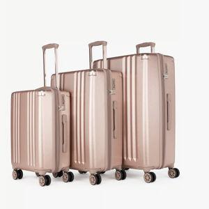 Ambeur 3-Piece Luggage Set in Rose Gold