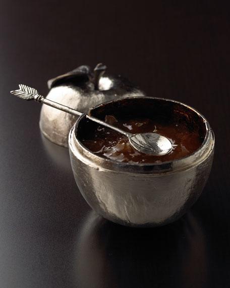 Michael Aram APPLE HONEY POT WITH SPOON