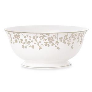kate spade new york Gardner Street™ Platinum Serving Bowl