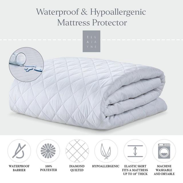 Ella Jayne Waterproof Mattress Pad - King