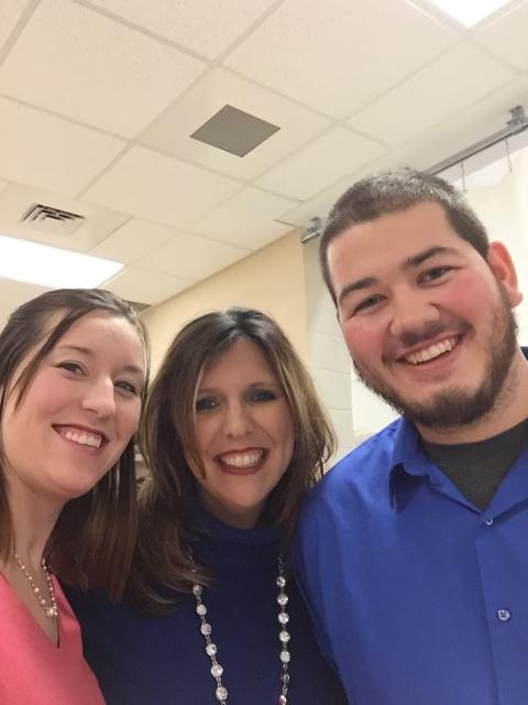 Megan, Andrea, and Andrew