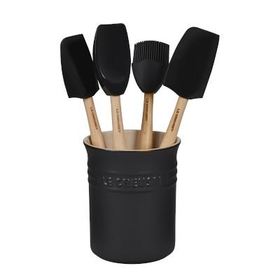 Le Creuset 5-Piece Utensils Set with Crock