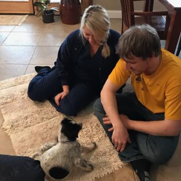 Our first day with Hank