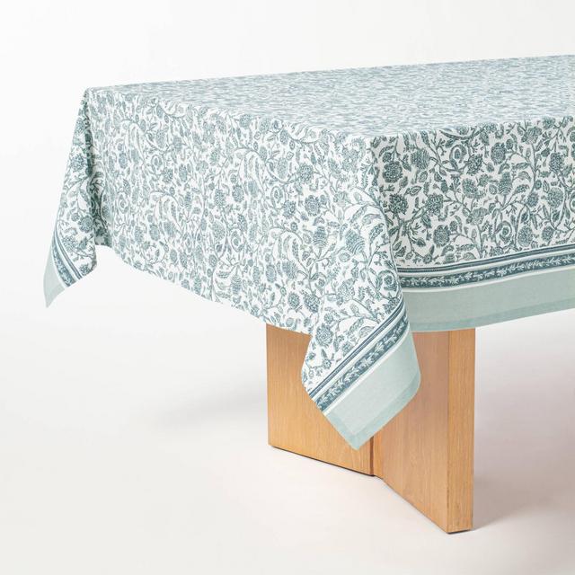 84" x 60" Cotton Floral Tablecloth – Threshold™ designed with Studio McGee