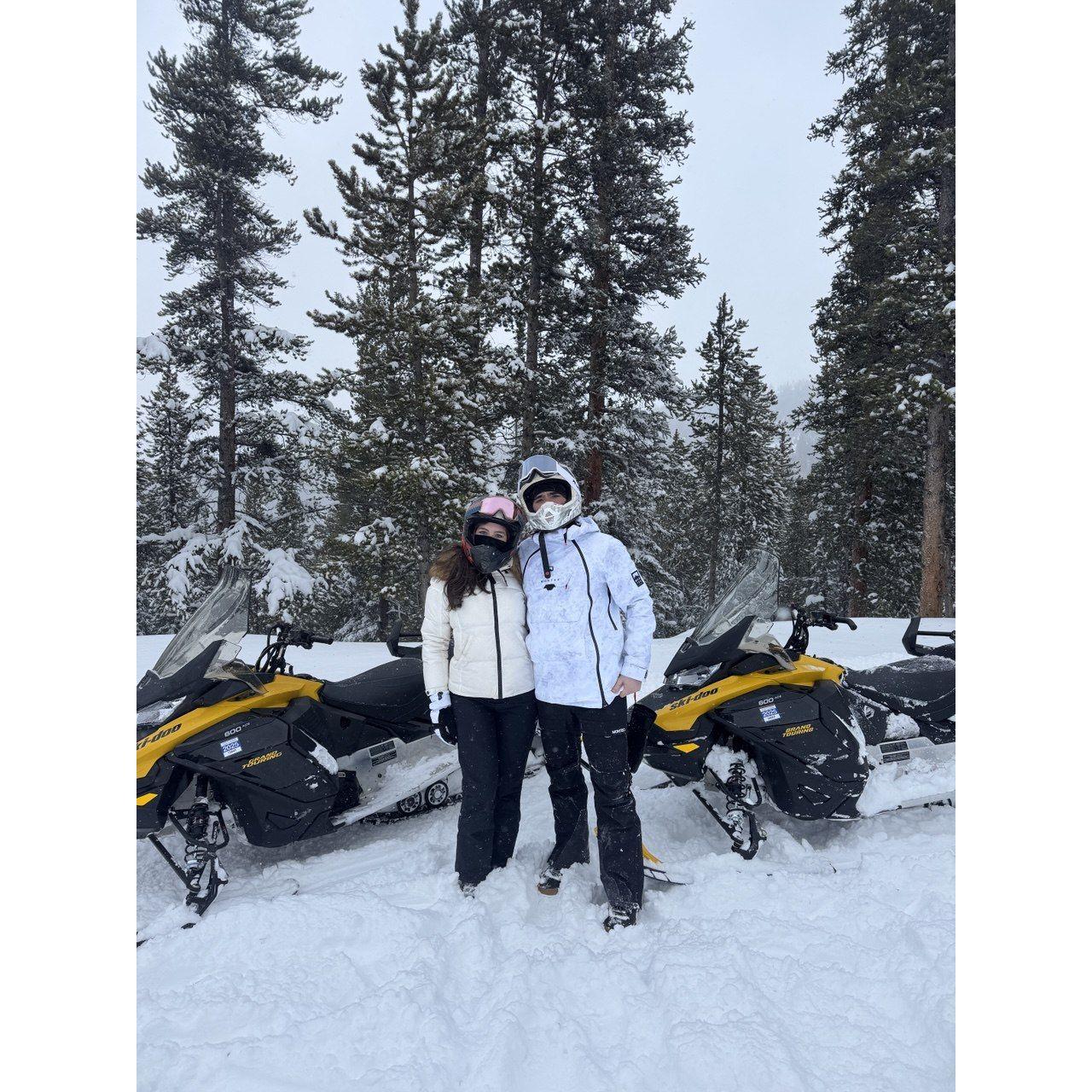 Snow Mobiling in Vail CO
