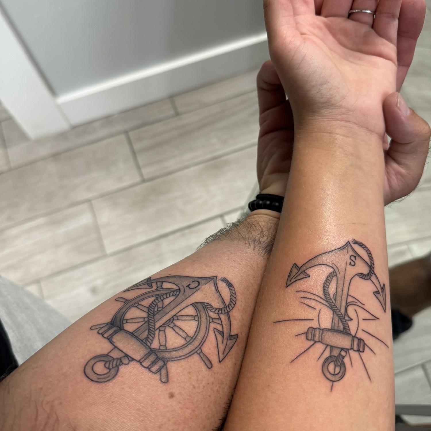 Matching tattoos