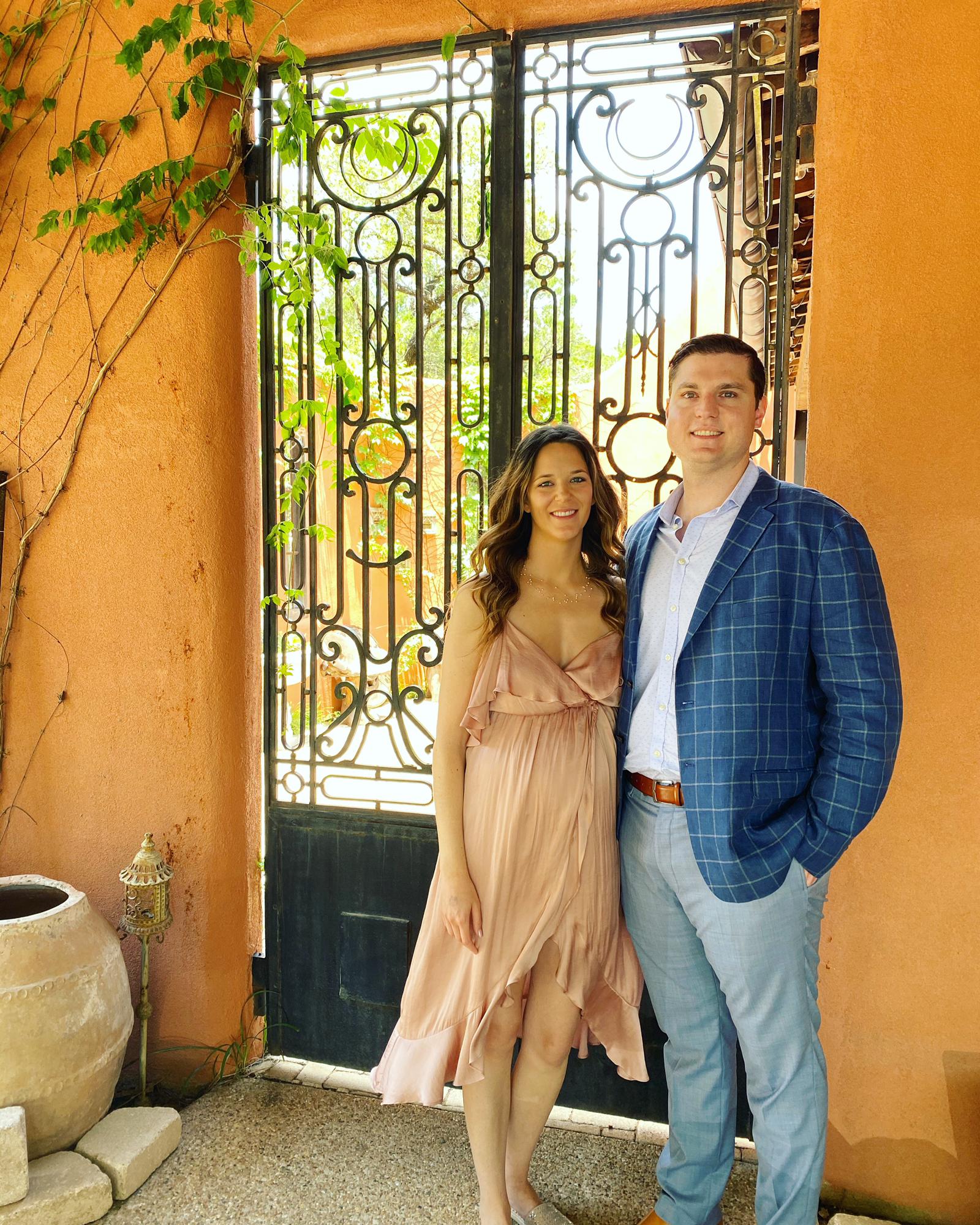 Austin for Jacob’s best friend Spencer’s wedding.