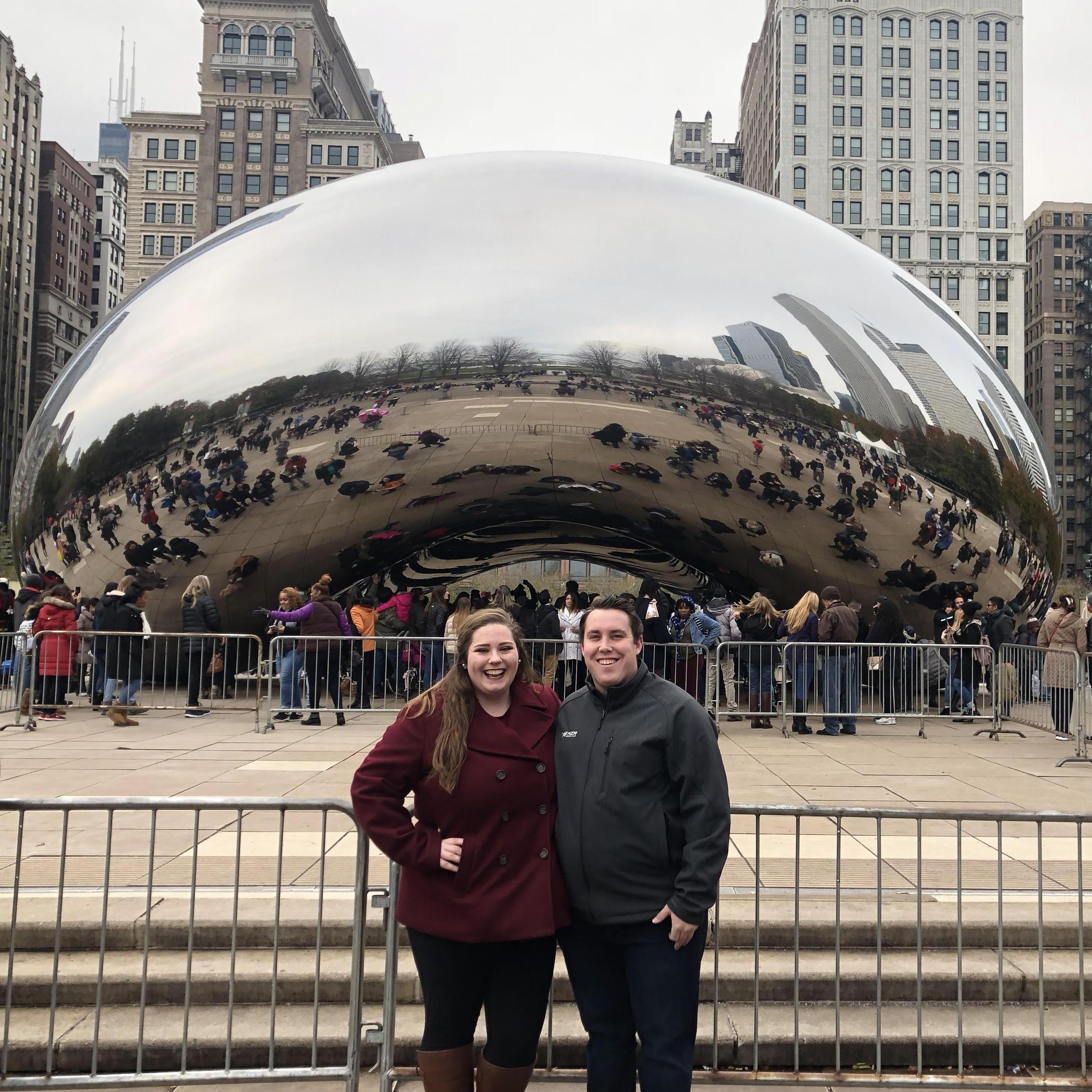 Our first trip to Chicago together!
