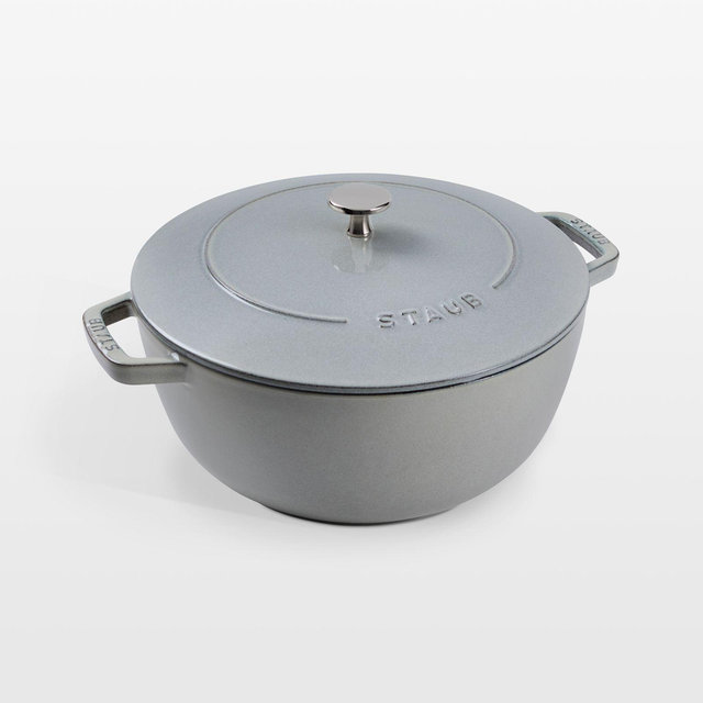 Staub ® White Truffle Cast Iron 5-Qt. Essential French Oven