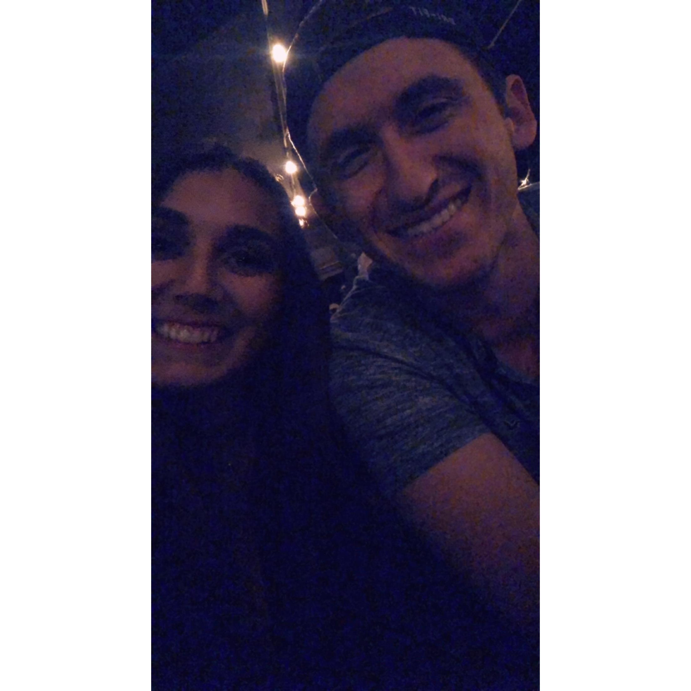 The night we met! I invited Tanner out on my 22nd birthday.