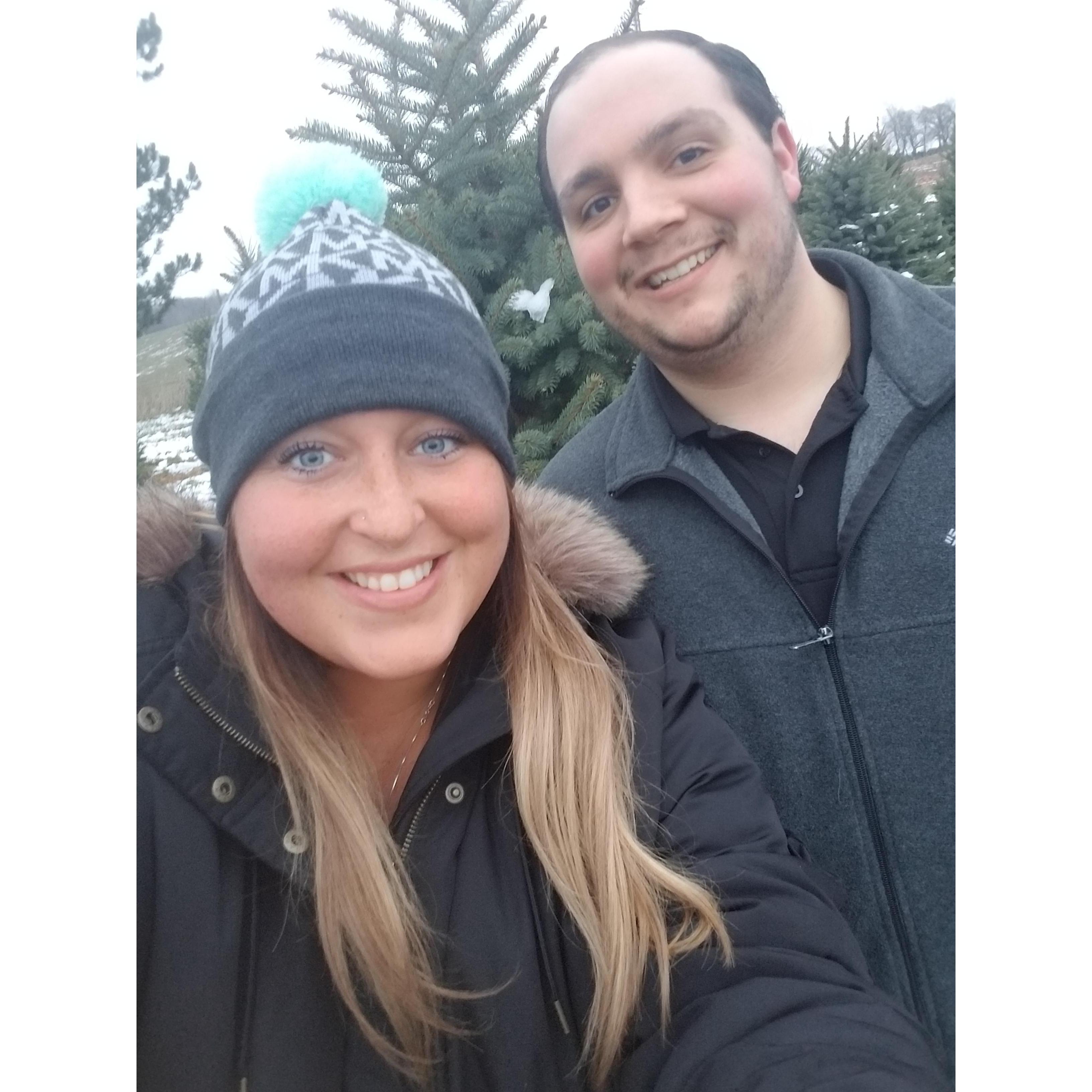 We cut down our very first Christmas Tree!