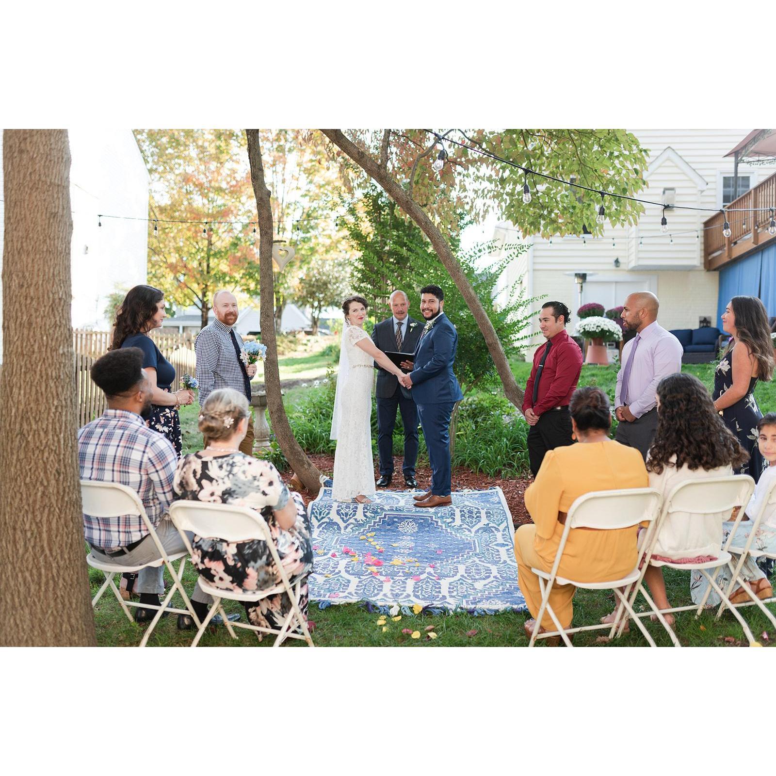 They took a moment to appreciate their special little gathering.