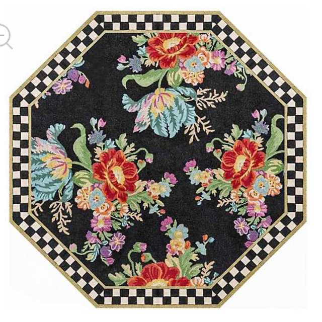 Mackenzie-Childs Flower Market Octagon Rug