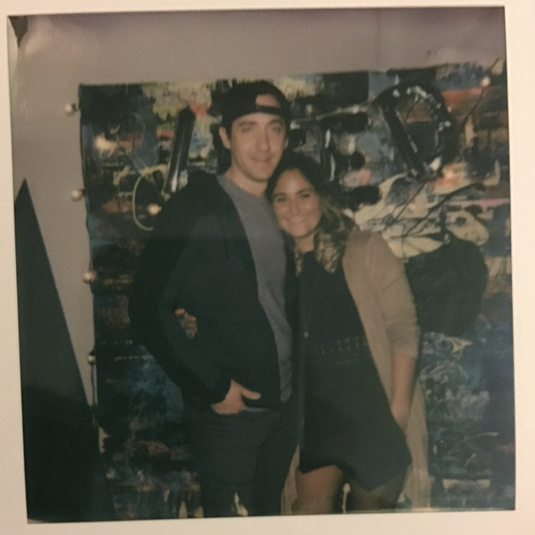 Our first photo together