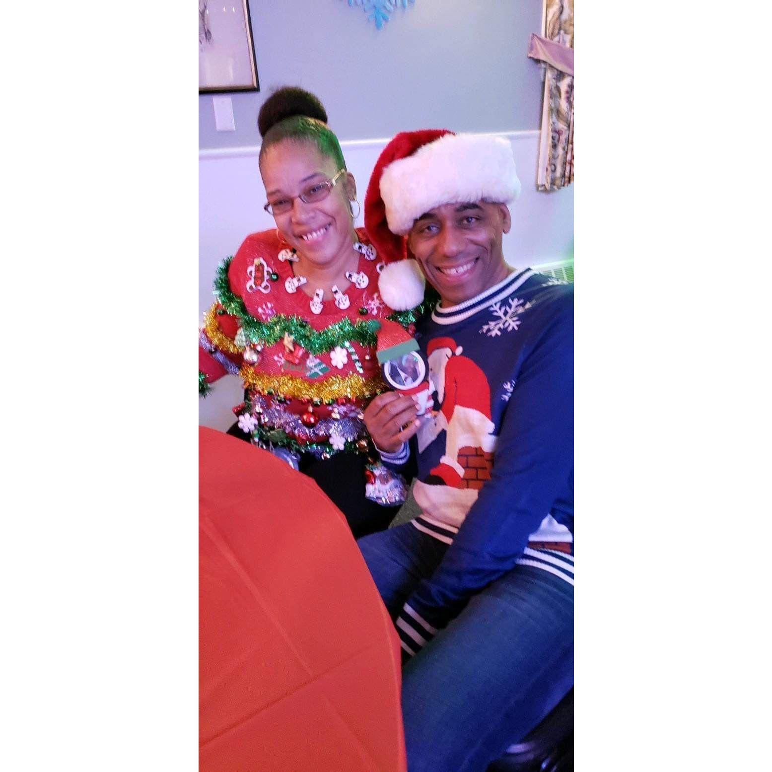 Christmas Party. Ugly sweaters.