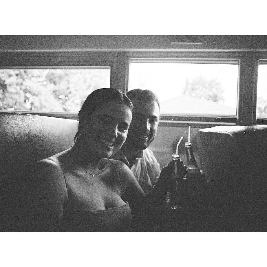 cheers to cass & dayna on the way to their wedding