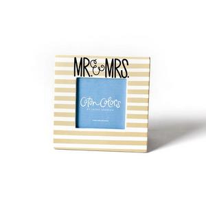 Mr. & Mrs. Stripe Square Frame