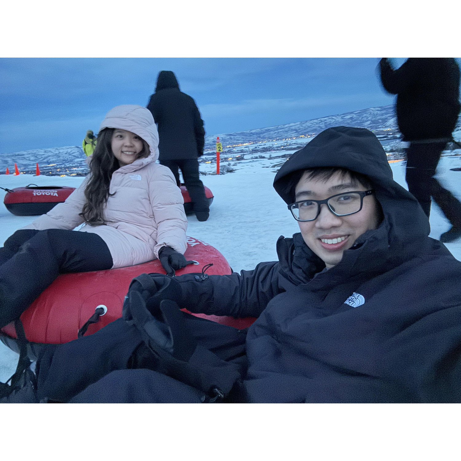 FIRST snow tubing!