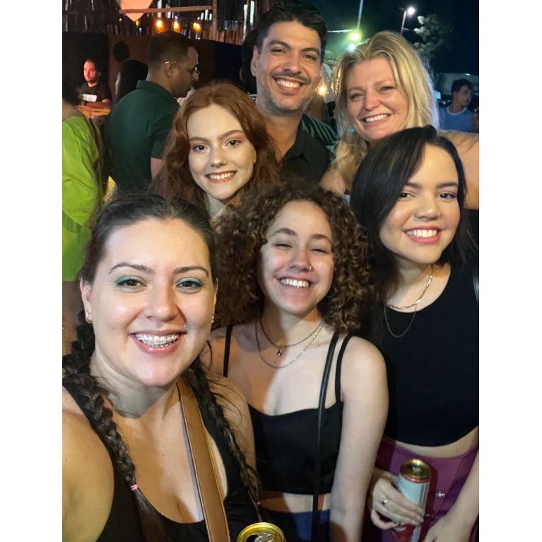 At a concert in Brasil with family.