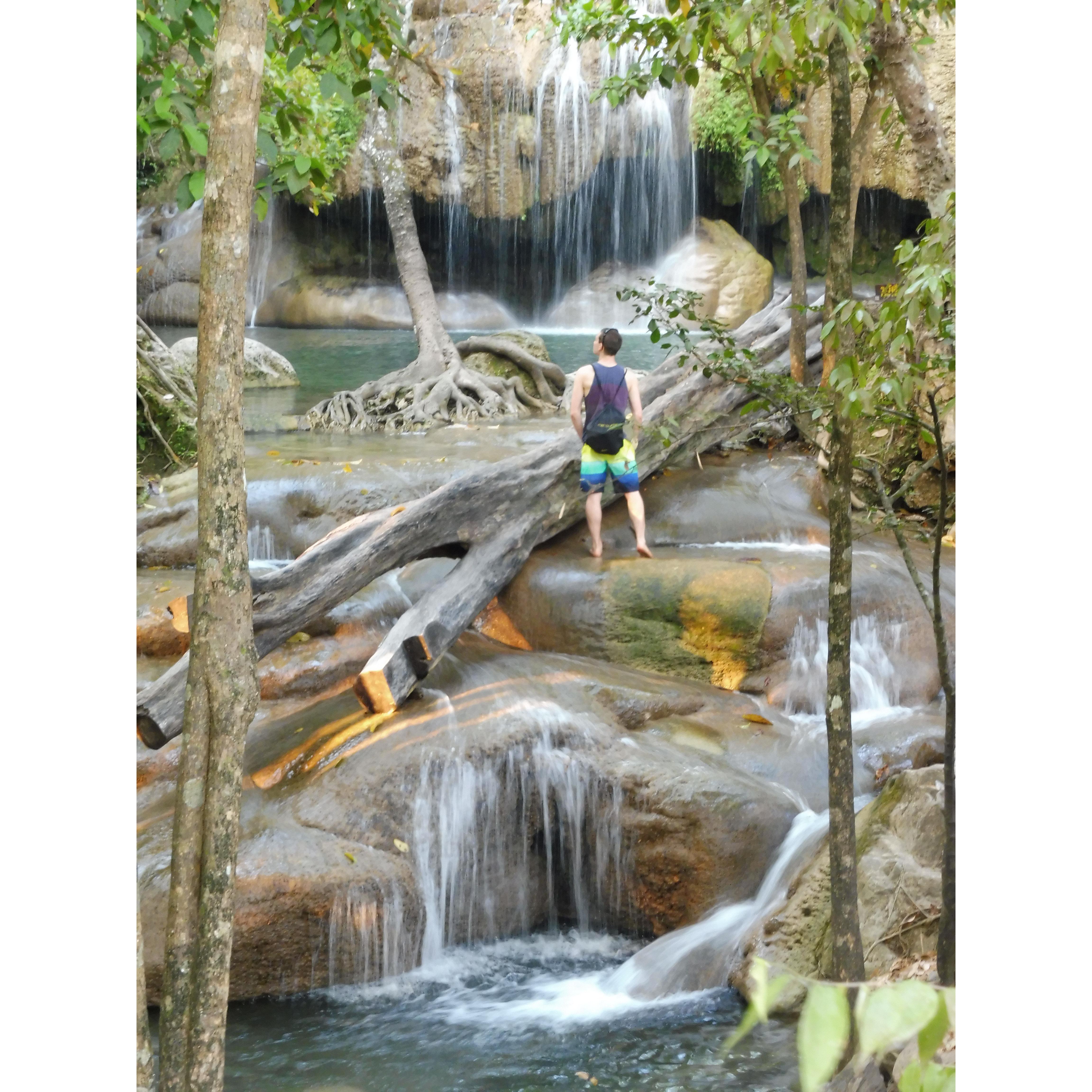7 Tier Waterfall in Thailand.
