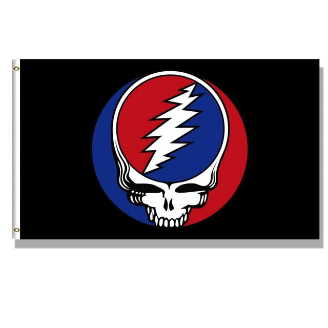 Kasflag Grateful Dancing Bears Dead Flag (3x5ft,150D Poly) Wall Decor For Outdoor Room Man Cave