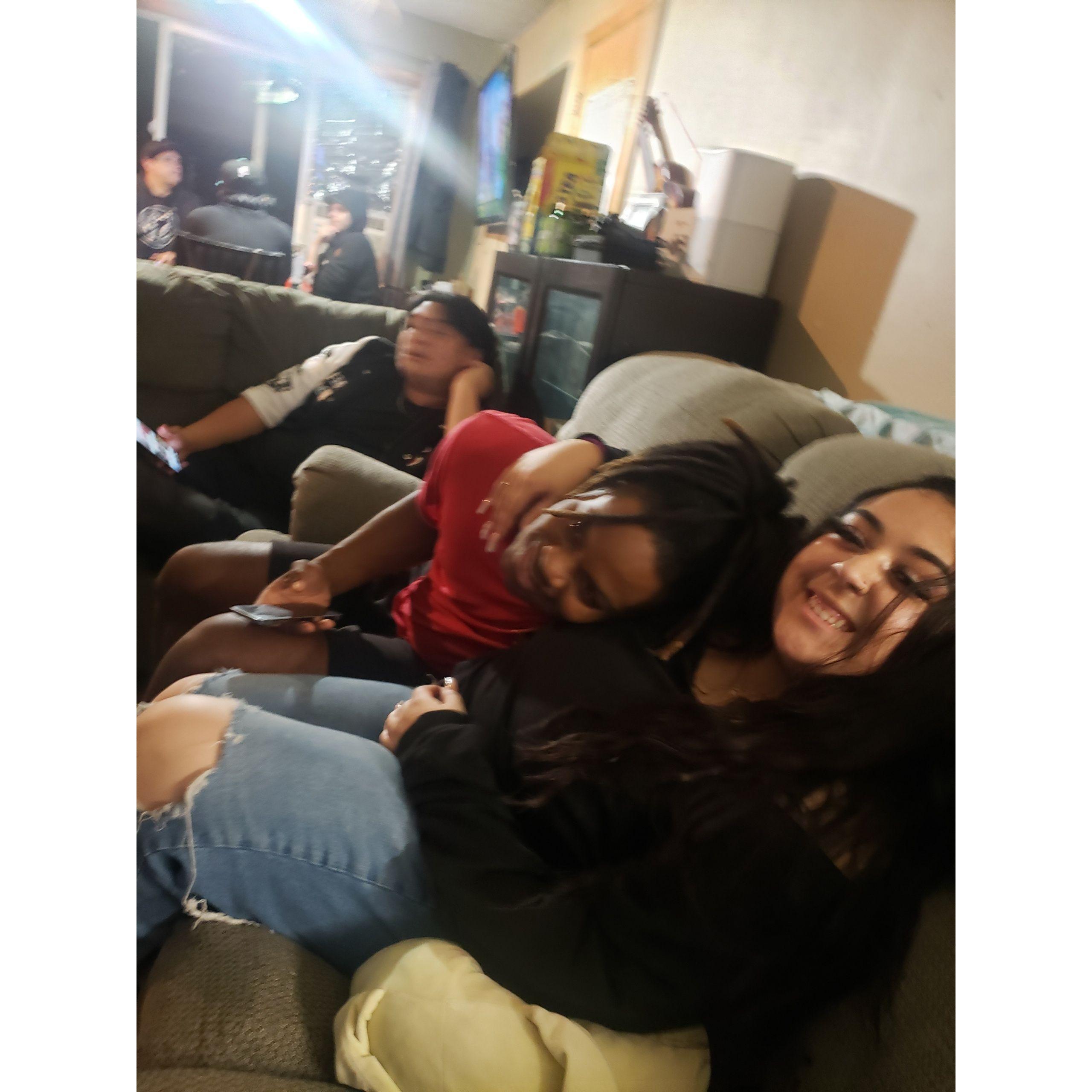 Candid moments at our uncles house