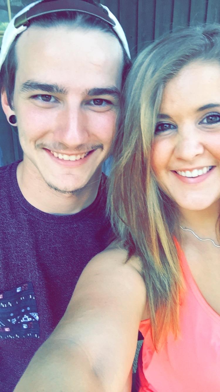 This picture was taken outside of our apartment and just because.