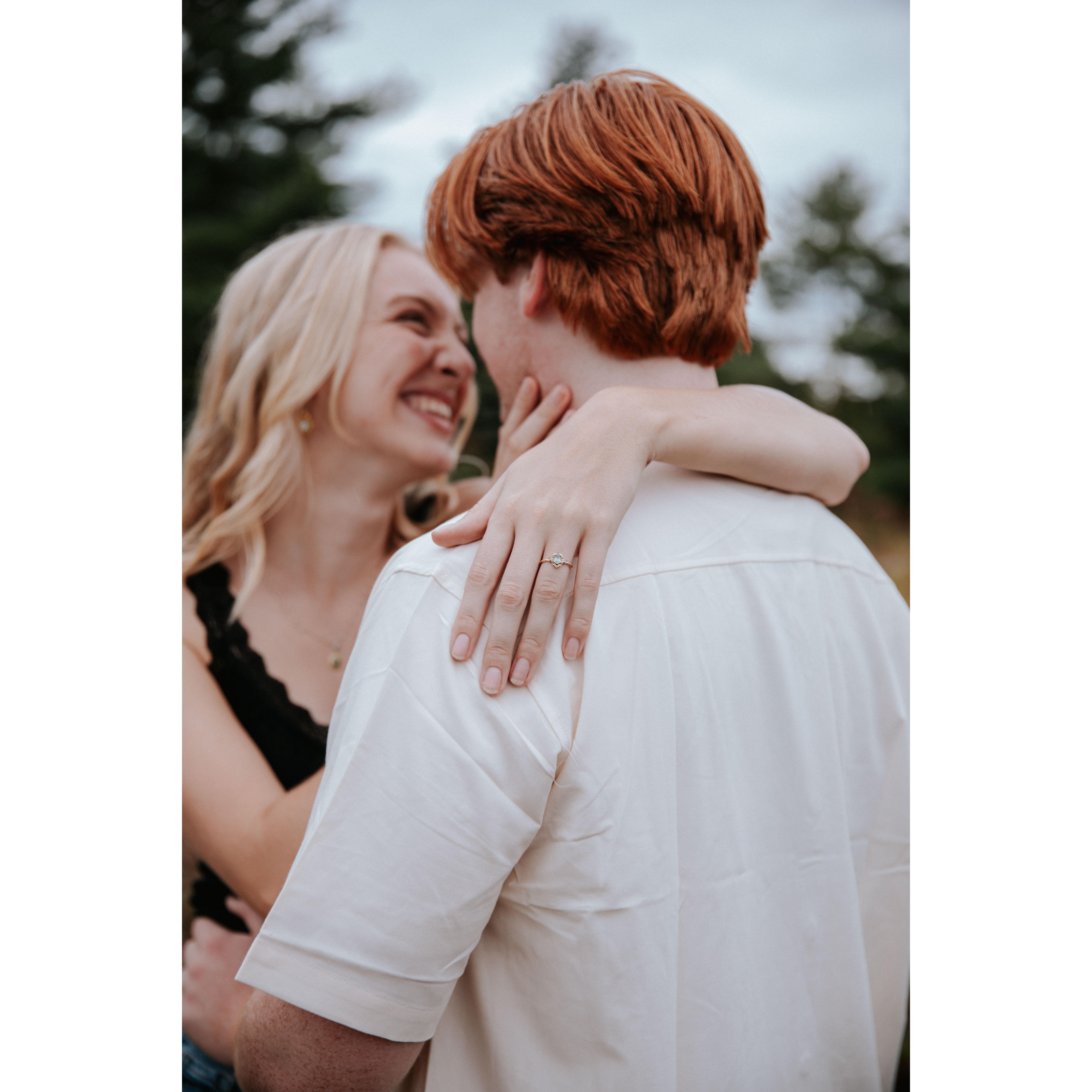 Always smiling around each other!