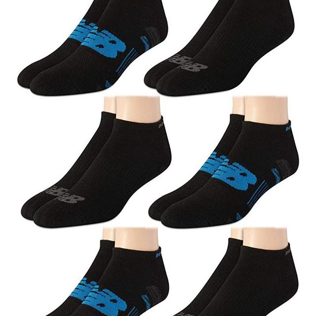 New Balance Men's Athletic Cushioned Low Cut Socks (6 Pack)