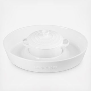 Signature Chip & Dip Platter with Mini Round Cocotte