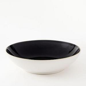 Alta Crackle Glaze Pasta Bowl, Charcoal, Set of 4