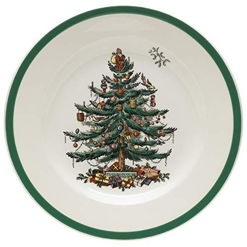 Spode Christmas Tree Salad Plates, Set of 4