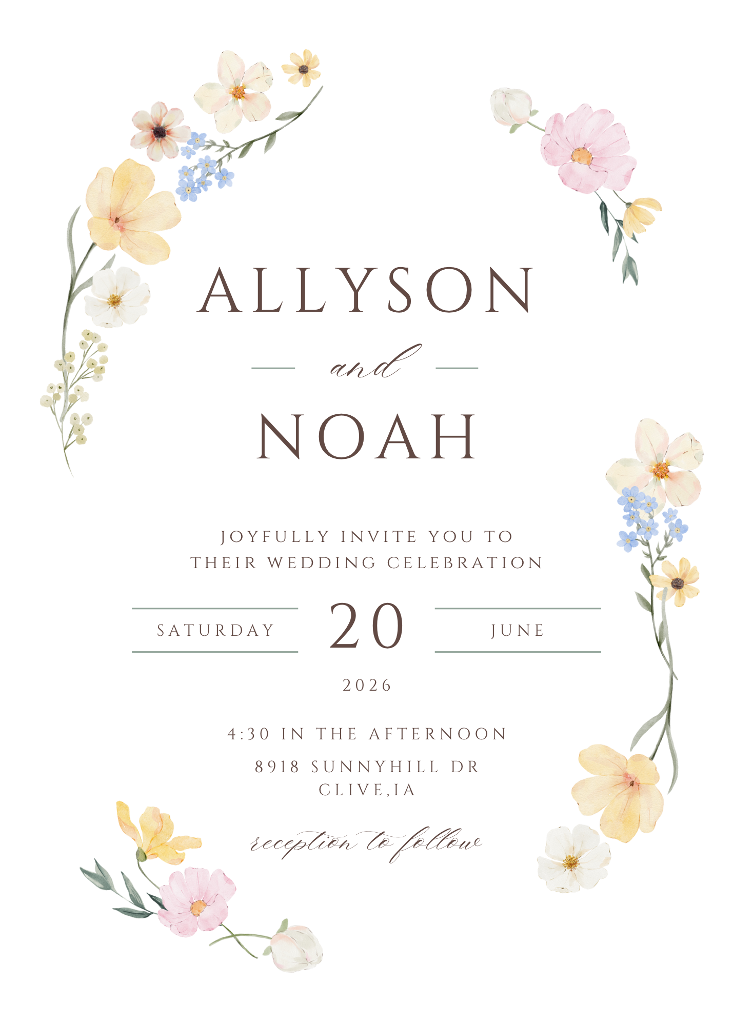 The Wedding Website of Noah Carstens and Allyson Way