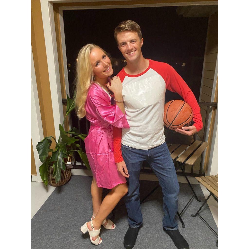 Halloween as Sharpay and Troy Bolton from High School Musical.