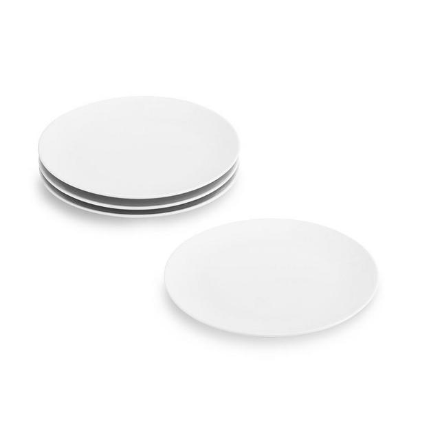 Pillivuyt Coupe Porcelain Bread & Butter Plates, Set of 4