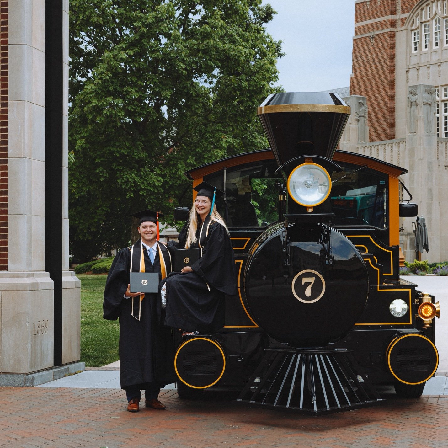 Graduating together from the school that brought us together.