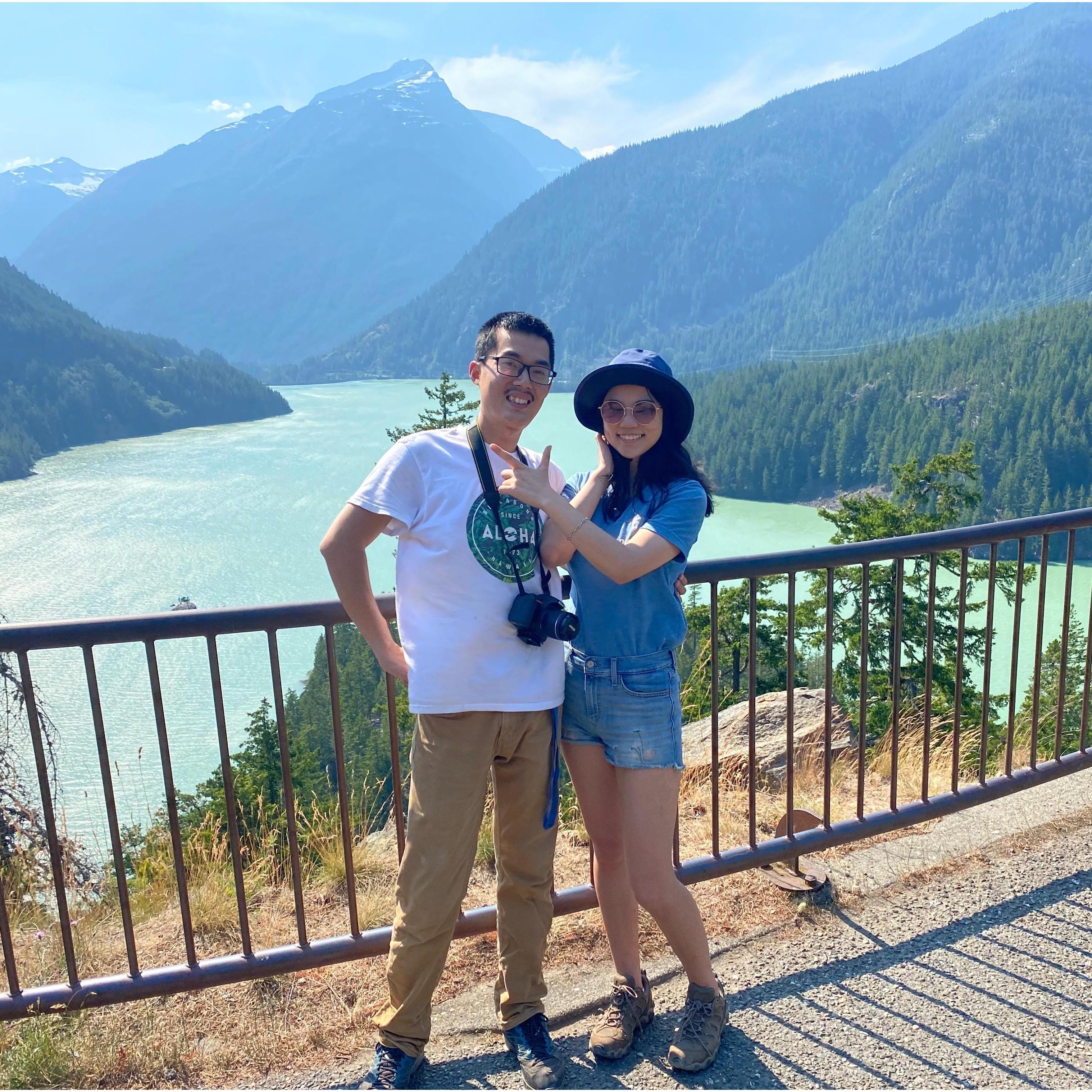 We shared the passion for outdoors, and went on many many hiking/camping trips in the beautiful summers of Pacific Northwest.