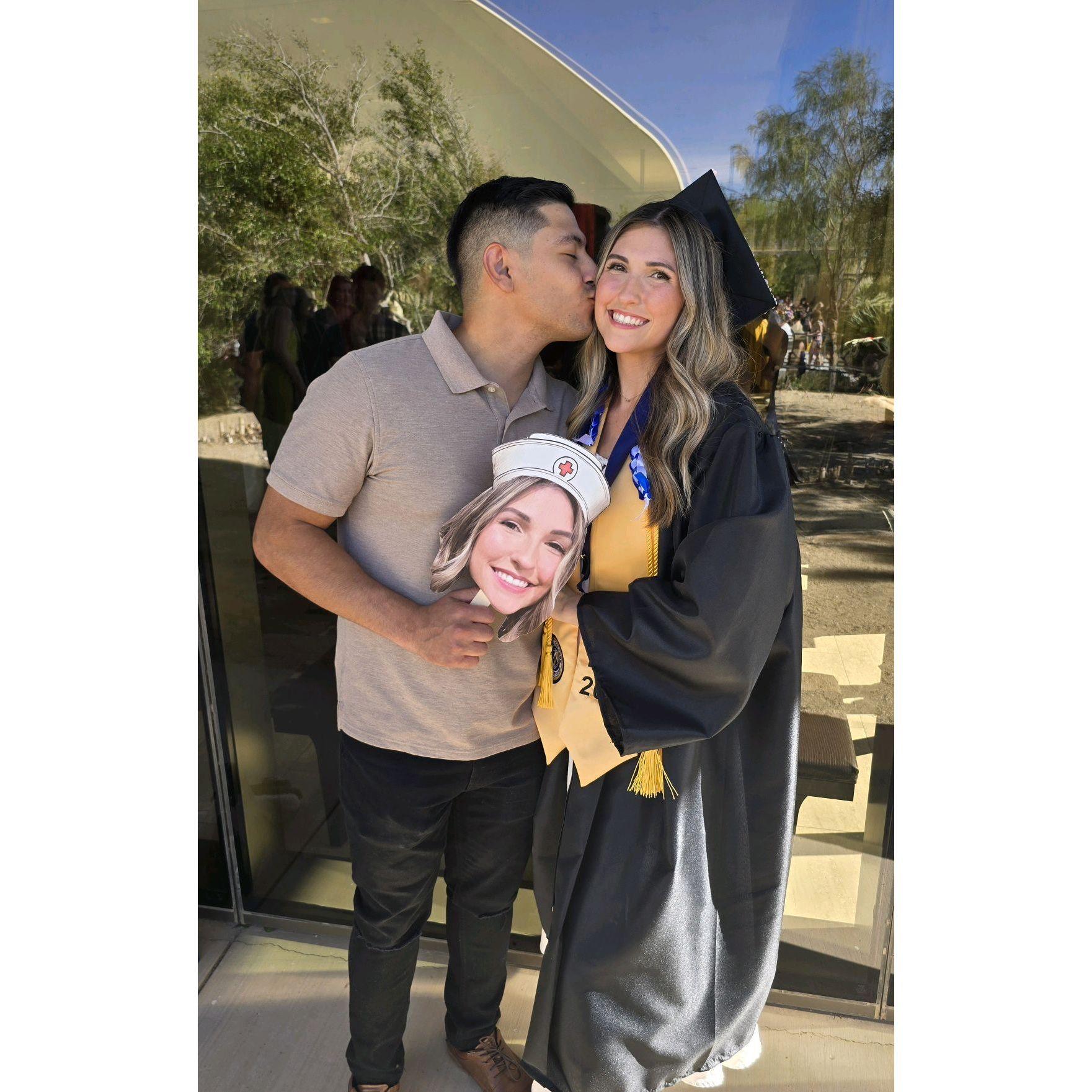 Bri’s nursing school graduation