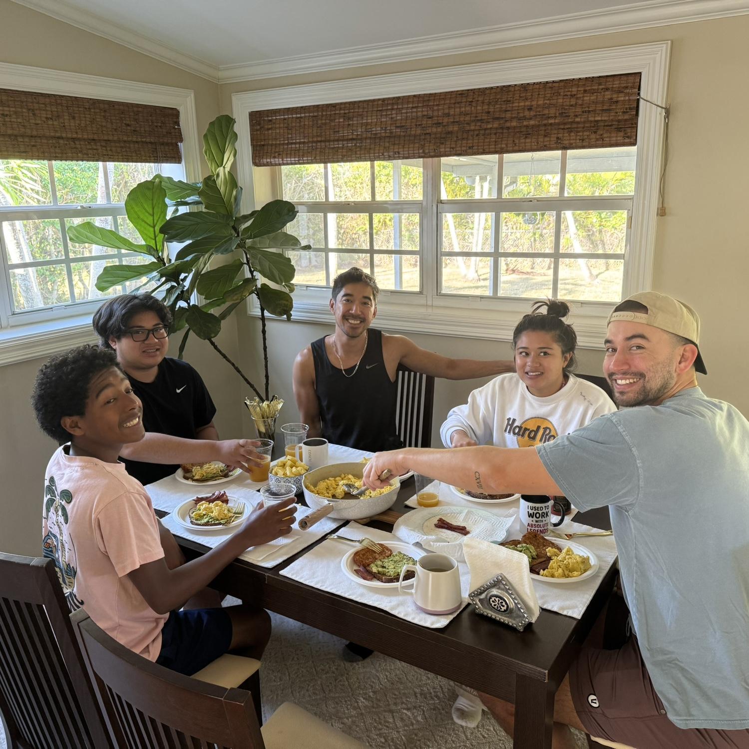Our first sleepover guests at the house ♥️