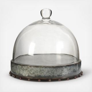 Knox Plate with Glass Dome