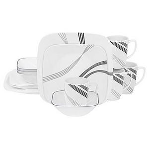 Corelle® Square™ Urban Arc 16-Piece Dinnerware Set