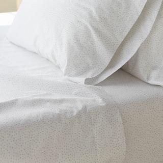 Watercolor Printed Dot 4-Piece Organic Sheet Set