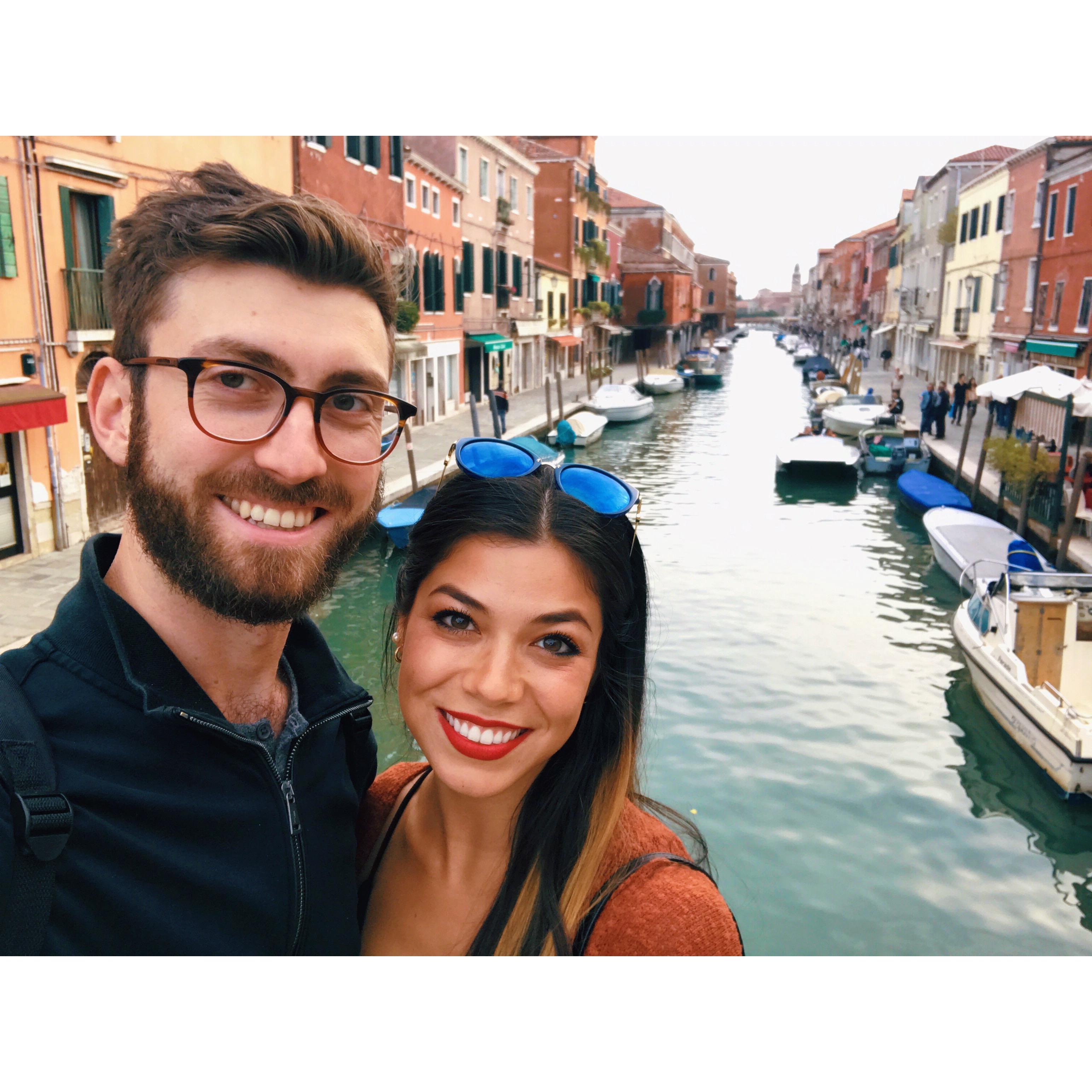 Venice, Italy! Right before we went to one of the best restaurants and experiences ever in the Jewish Quarters.
