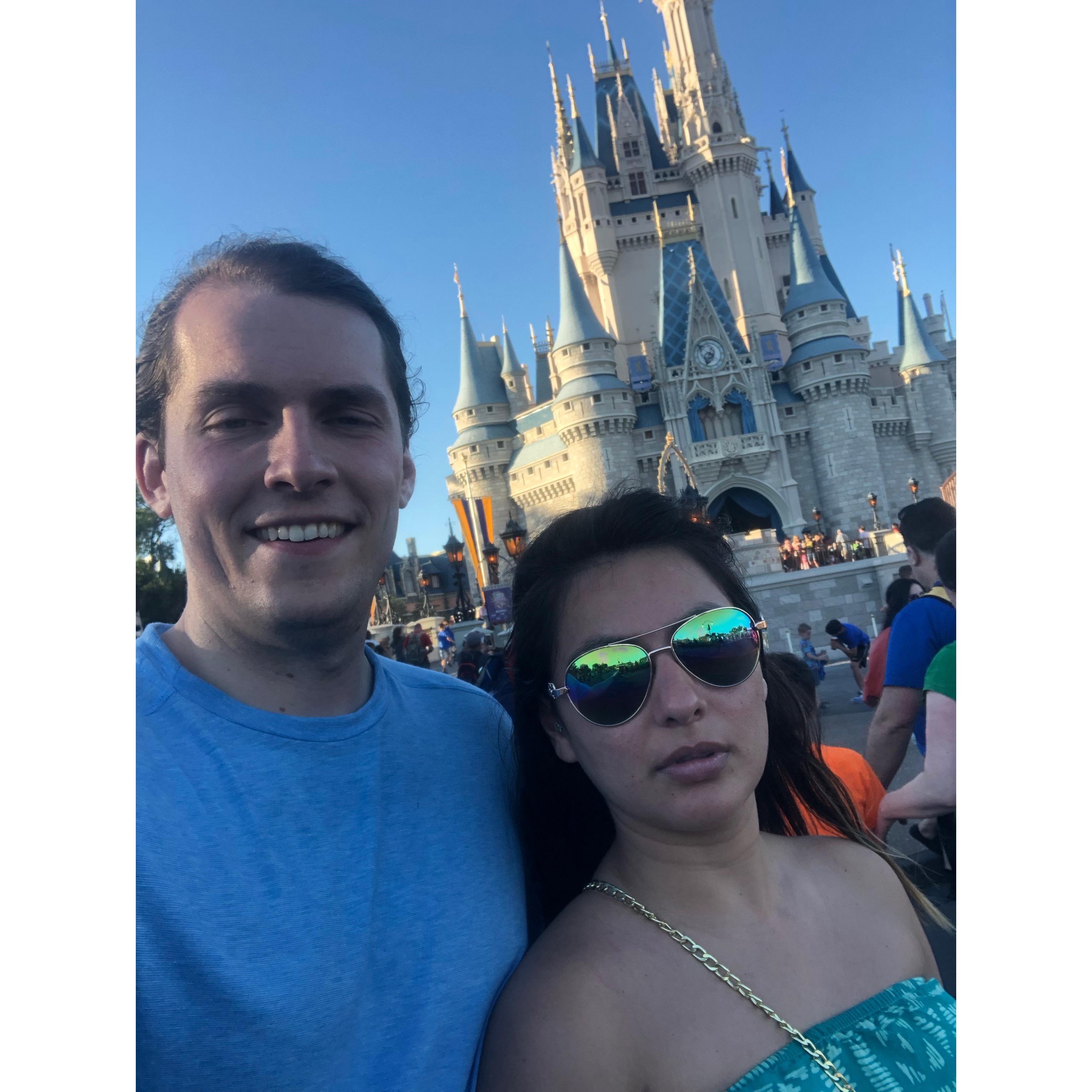 My dream was to go to magic kingdom. When i got there, I couldn’t even walk without bumping into someone. 
My face expression tell it all🤦🏻‍♂️